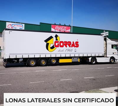 Lonas laterales sin certificado